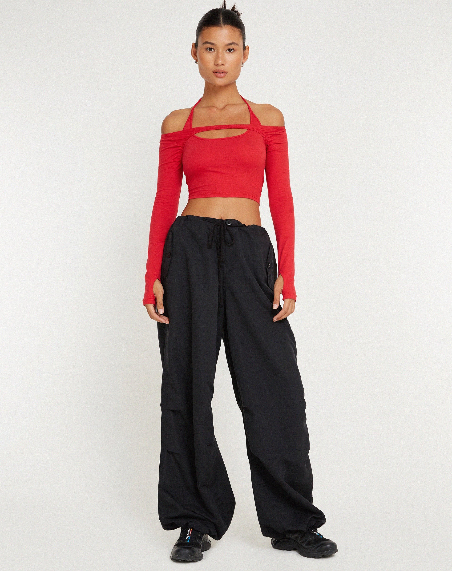 imagen de Brandy Top de manga larga en Racing Red