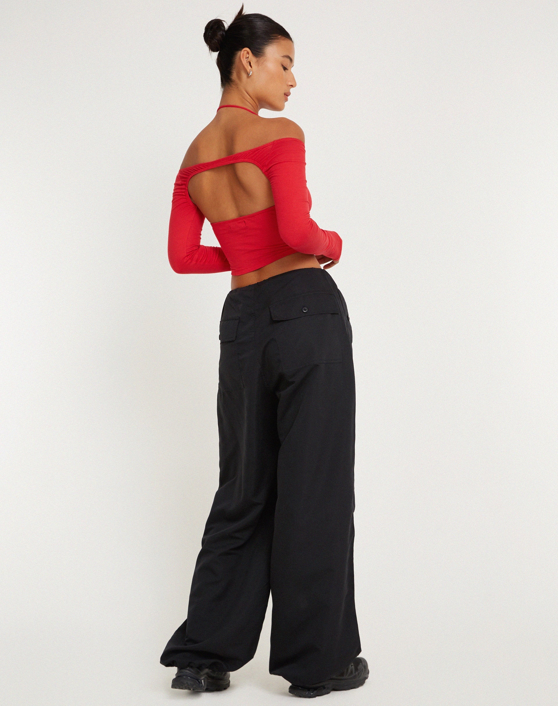 imagen de Brandy Top de manga larga en Racing Red