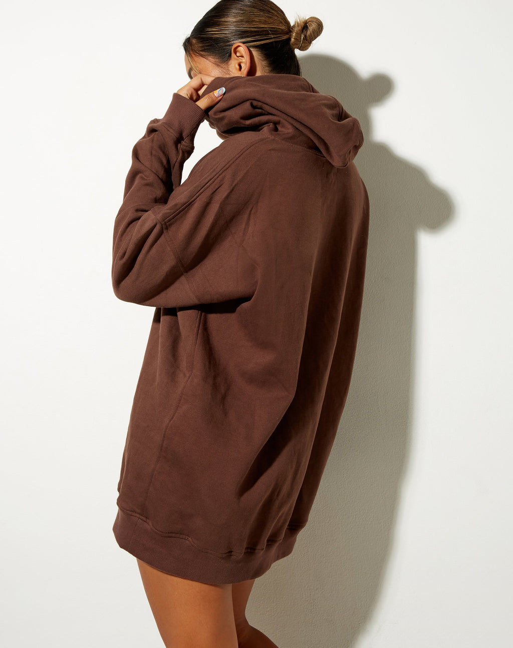 Sudadera con capucha Bren en caoba oscuro Cherub L'Amour Label Embro