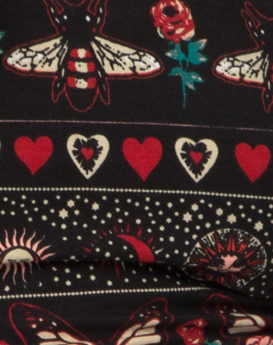 Imagen de Brixton Crop Top en Gypsy Daze Negro