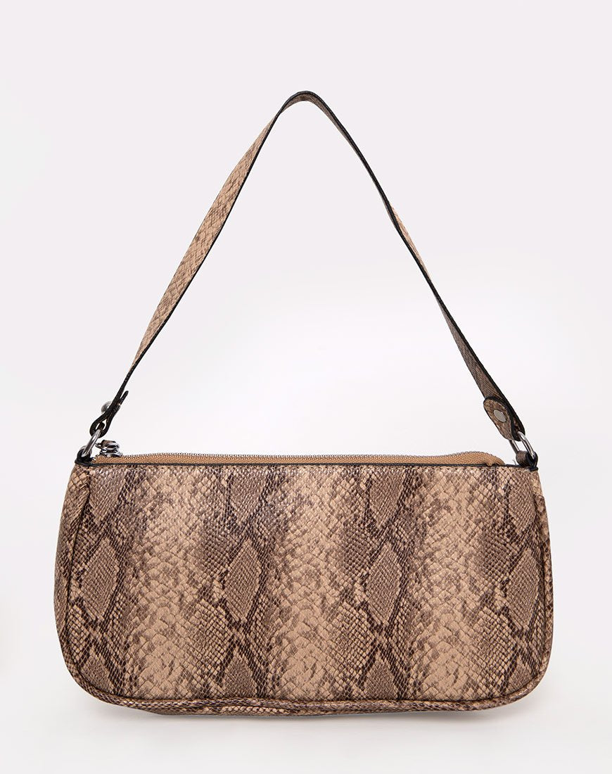 Imagen del bolso Gigi Beige serpiente