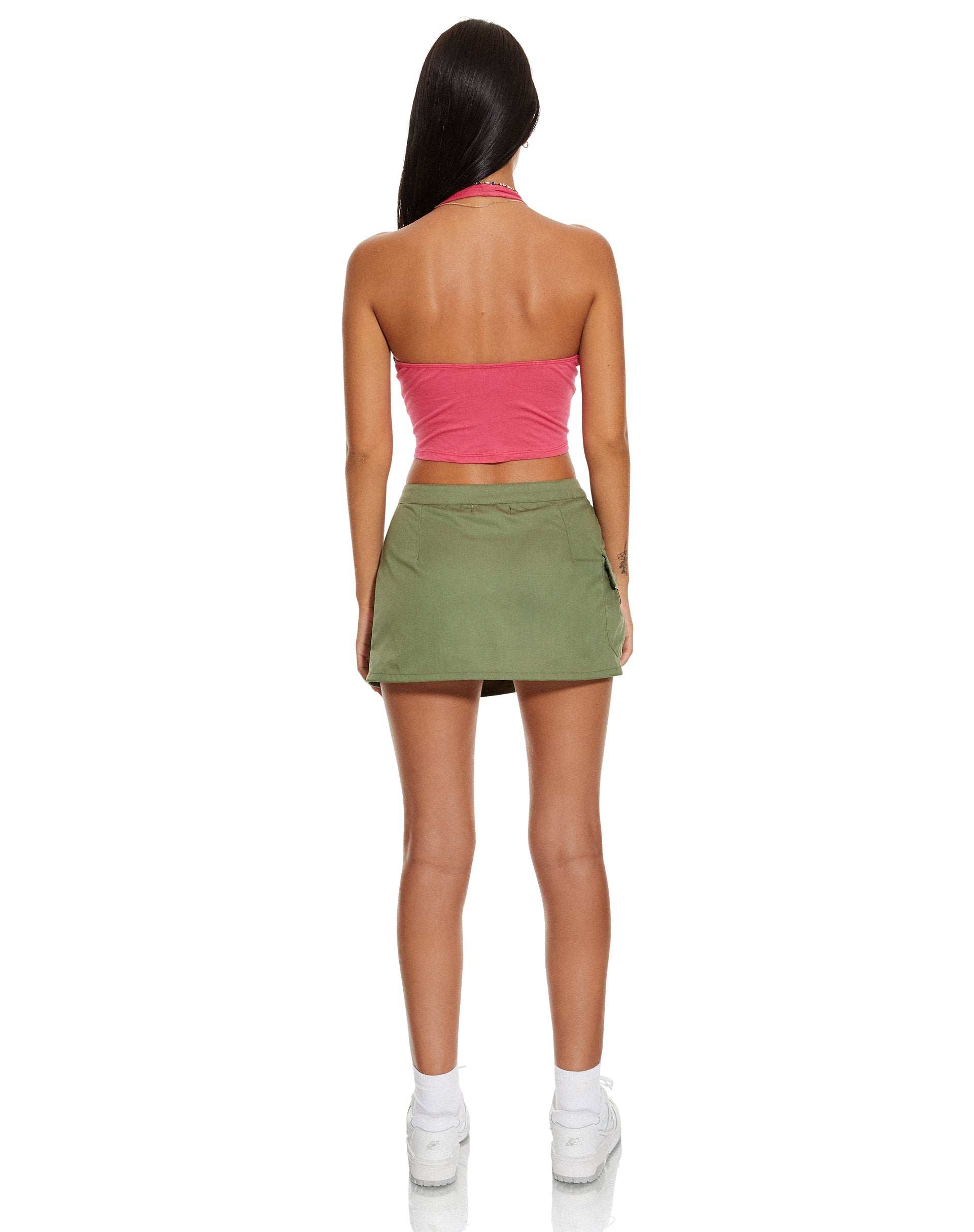 Imagen de MOTEL X BARBARA Dario Crop Top en rosa fandango