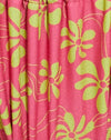  90s Beachy Floral Hot Pink