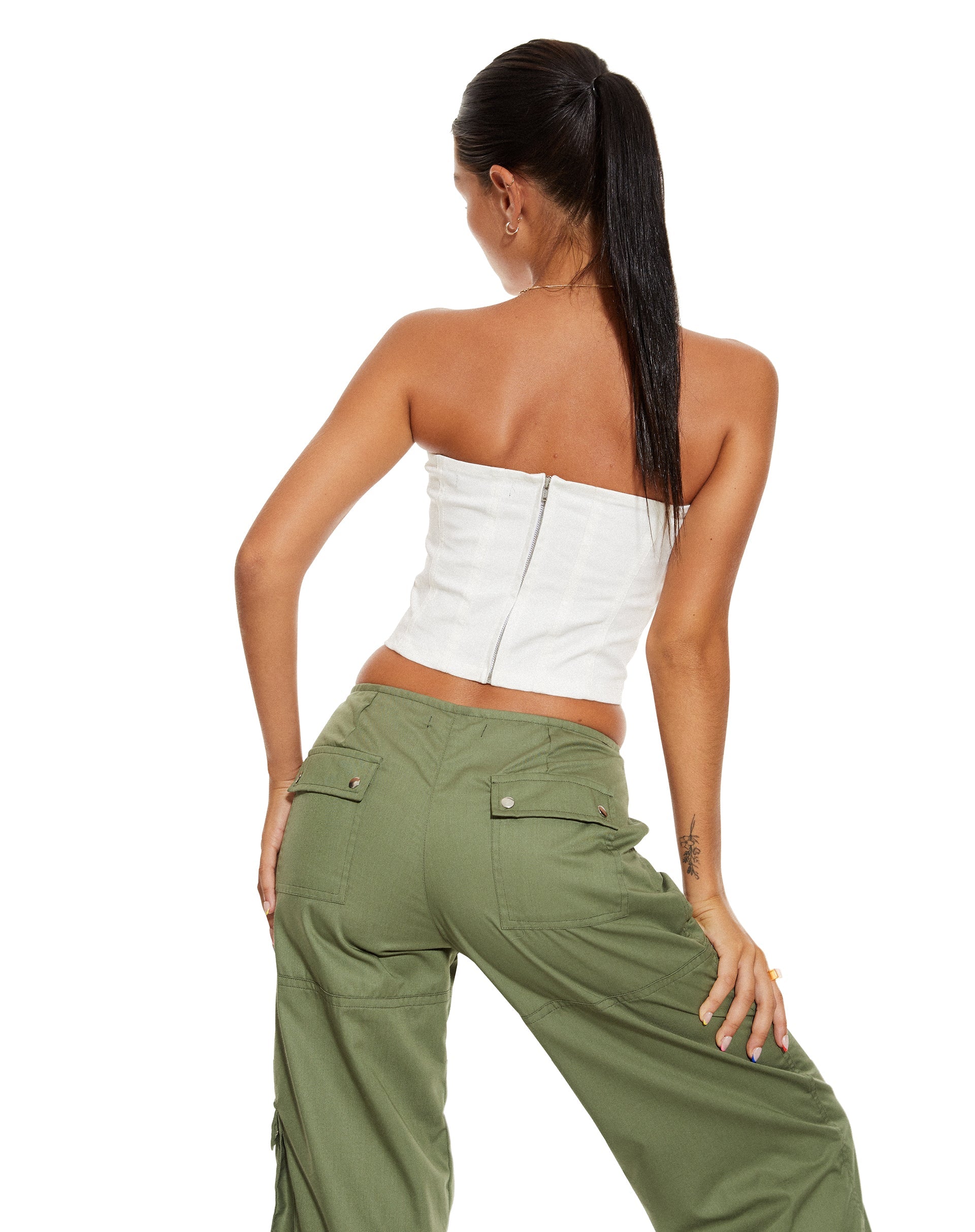 imagen de MOTEL X BARBARBA Steia Corset Top en Blanco
