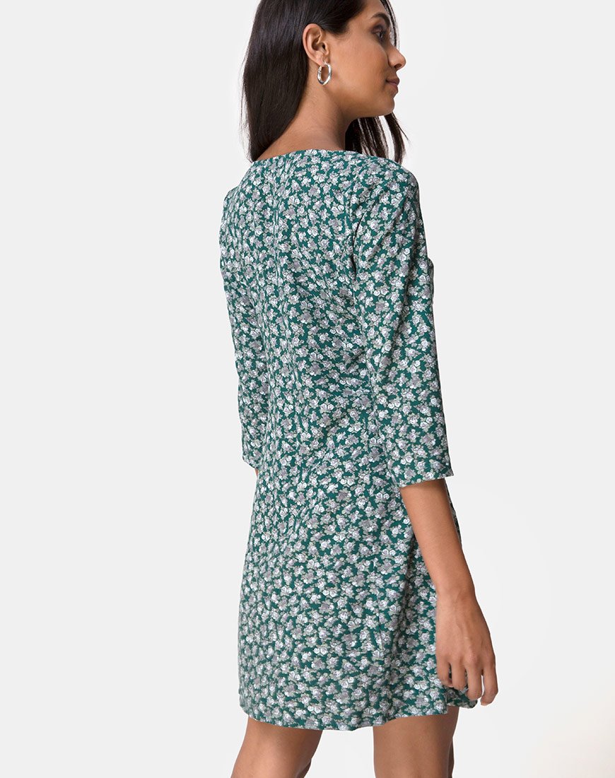 Imagen del vestido Camdy en Floral Bloom Verde