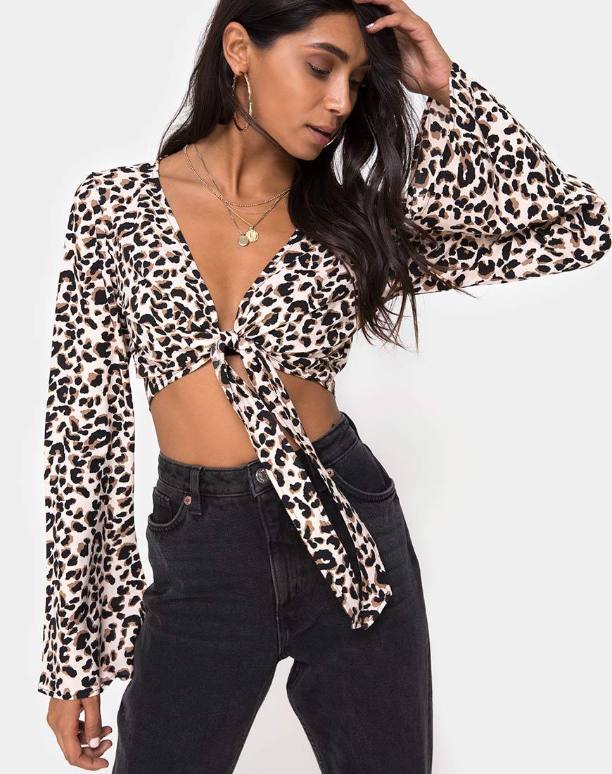 Blusa Capella en Pantera Rosa
