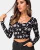 Imagen de Carla Crop Top en Moonlight Negro