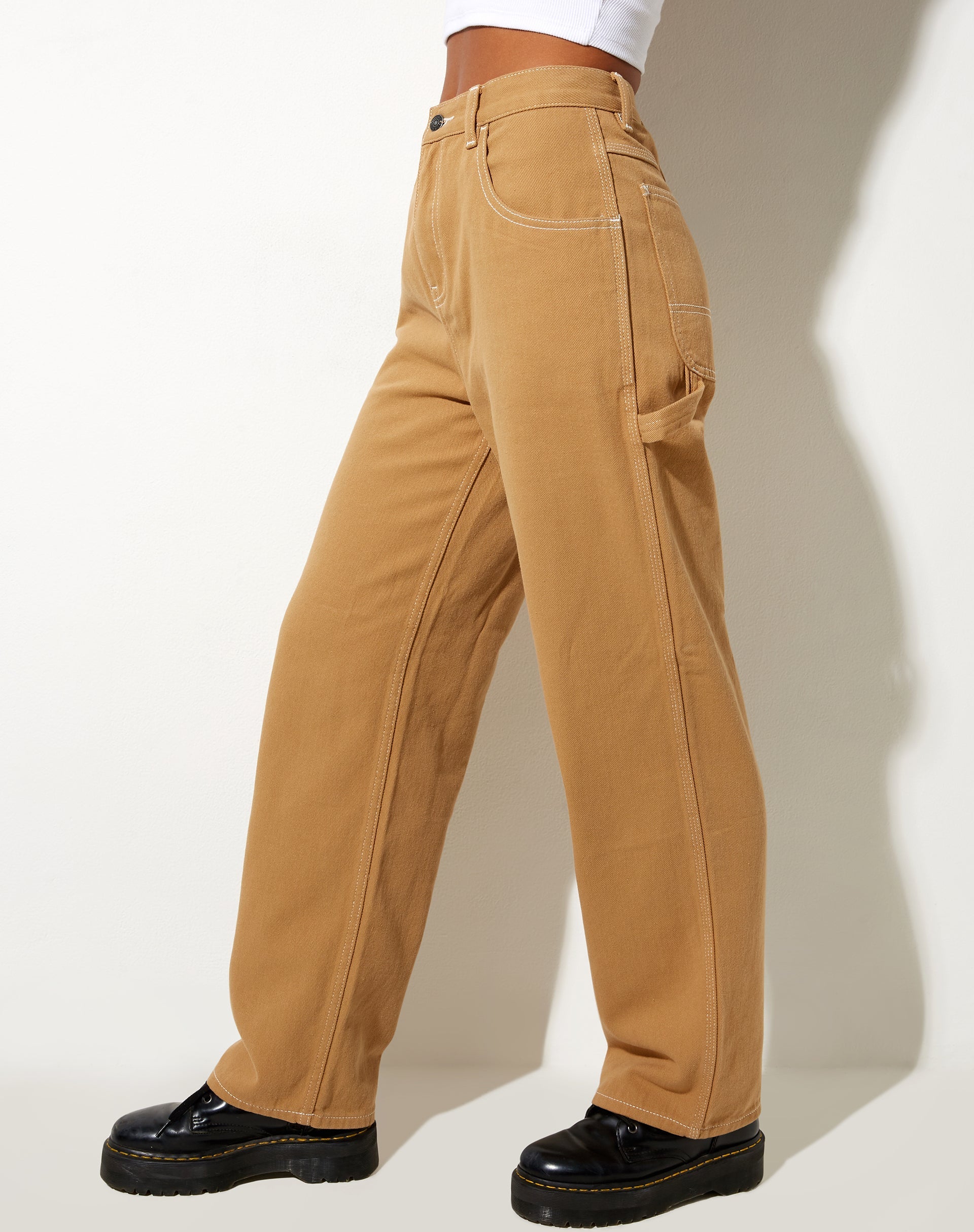 Imagen de Carpenter Parallel Jeans en Camel
