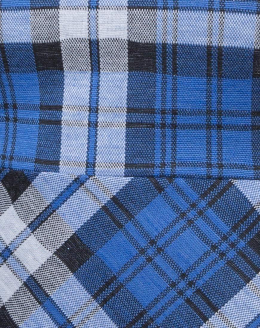 Imagen de Cassia Slip Dress in Plaid Stretch Blue