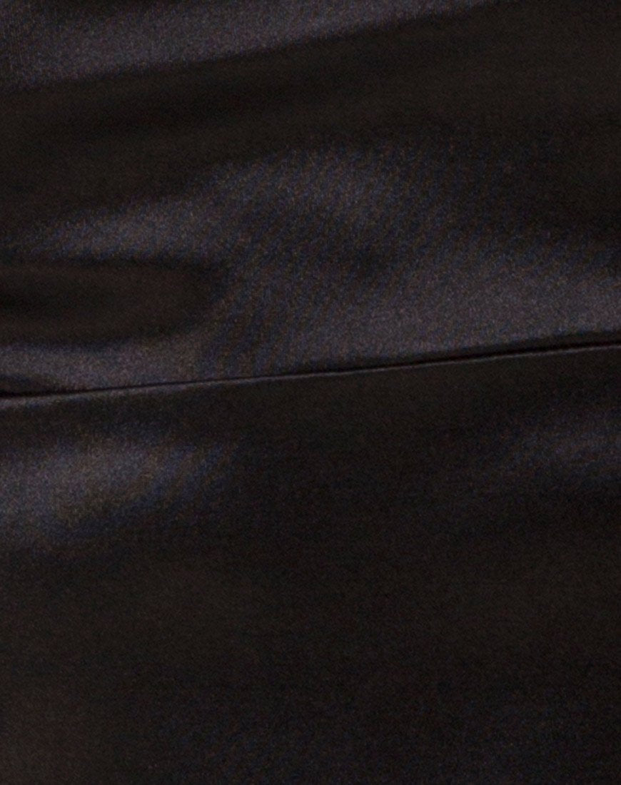 Imagen del vestido Cecile de satén negro