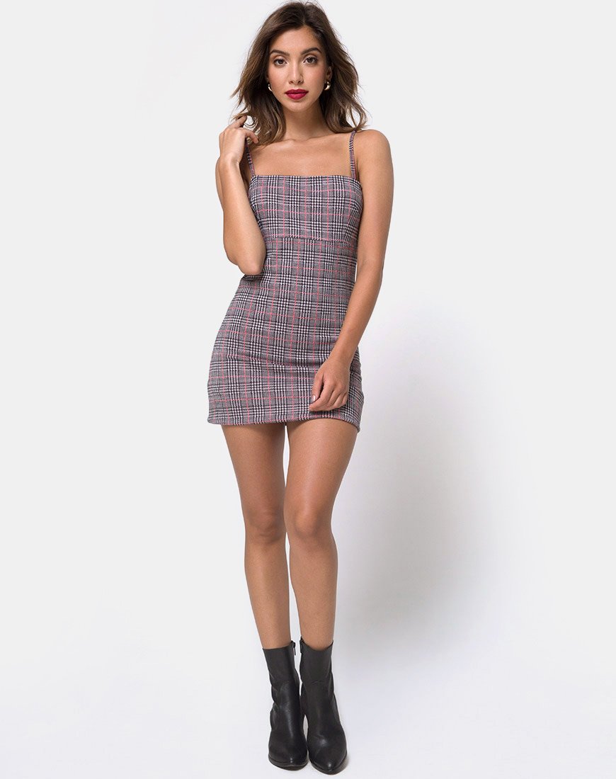 Imagen del vestido Cecile de Charles Check Blush