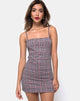 Imagen del vestido Cecile de Charles Check Blush