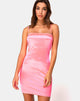 Imagen del vestido Cecile en rosa neón