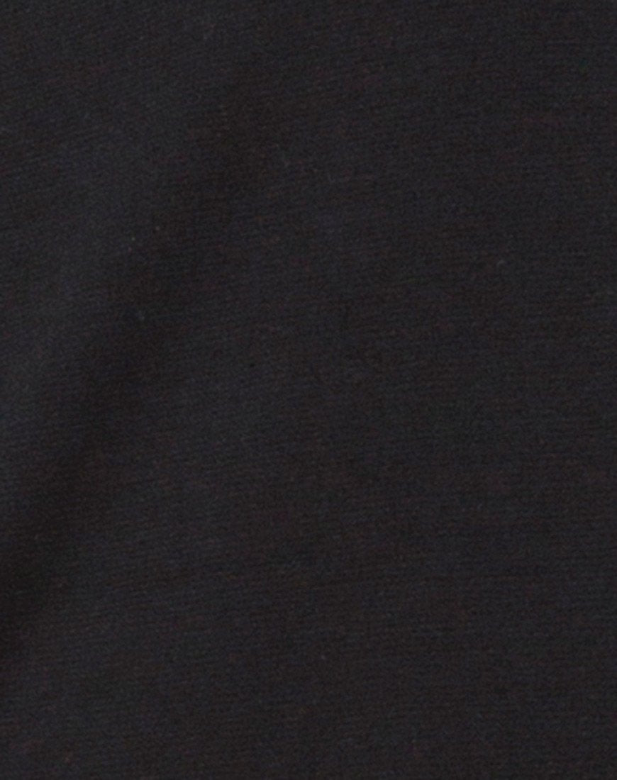 Imagen de Chanista Mini Vestido Negro con Cadena Plateada