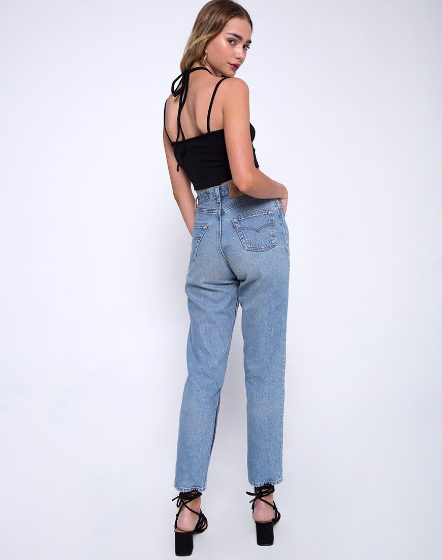 Imagen de Chateau Crop Top en negro