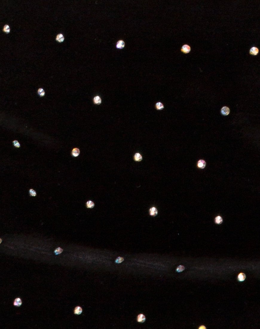 Imagen de la falda Cheri Split en negro diamante