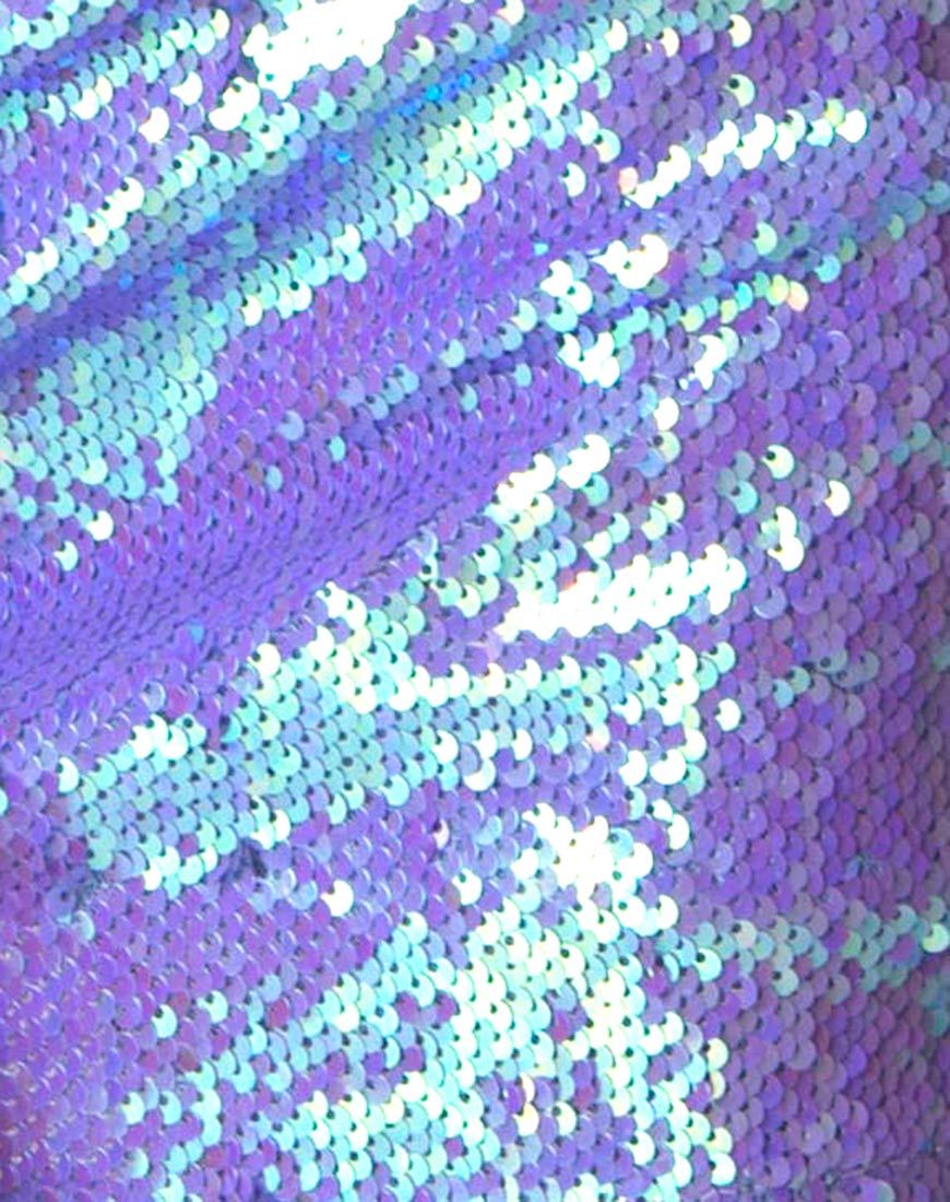 Imagen de la falda tubo Cherry de lentejuelas en forma de sirena