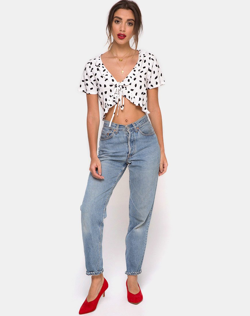 Imagen de Chisa Top en Diana Lunar Blanco
