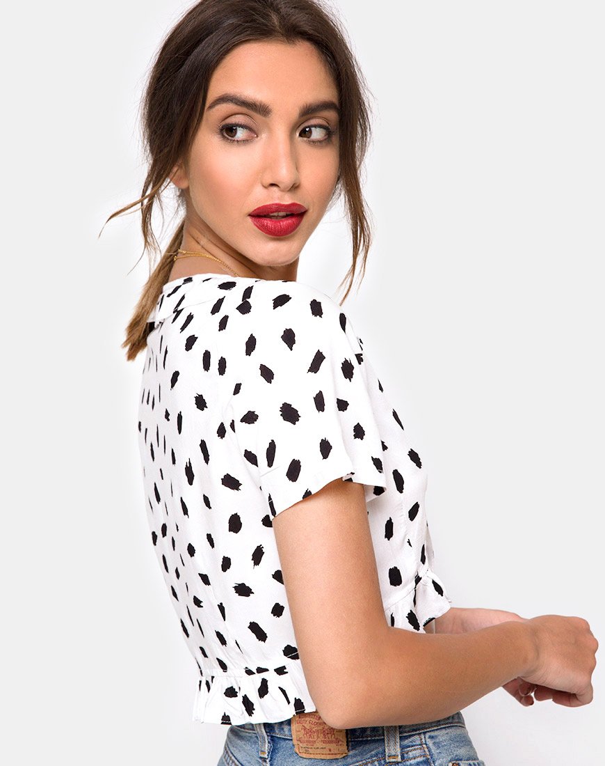 Imagen de Chisa Top en Diana Lunar Blanco
