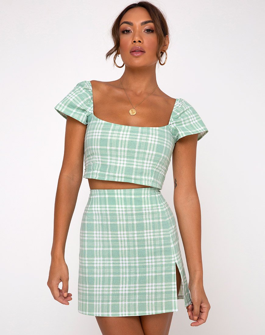 Imagen de Cindy Crop Top en Mantel Neo Menta