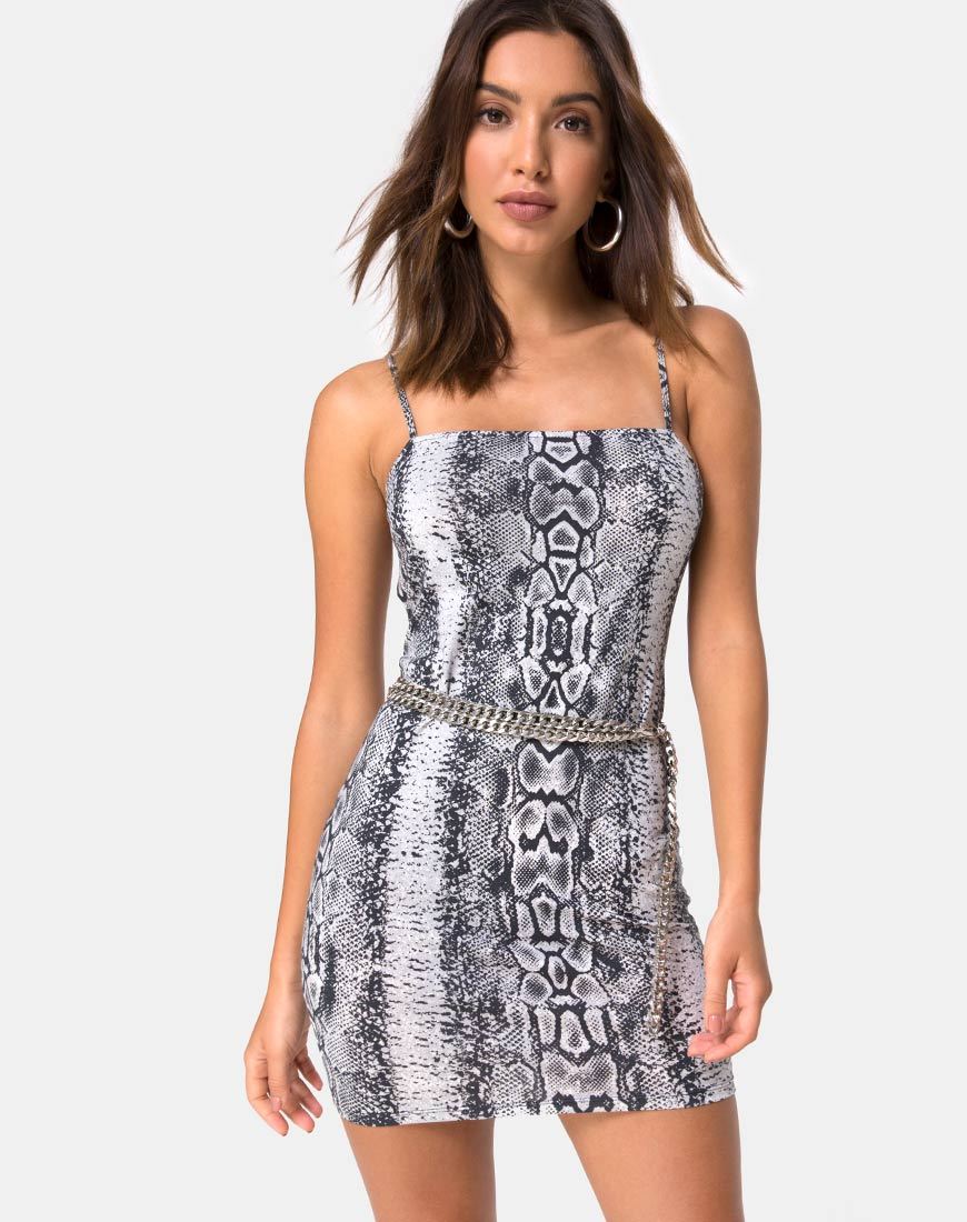 Imagen de Cinelle Bodycon Dress in Snake