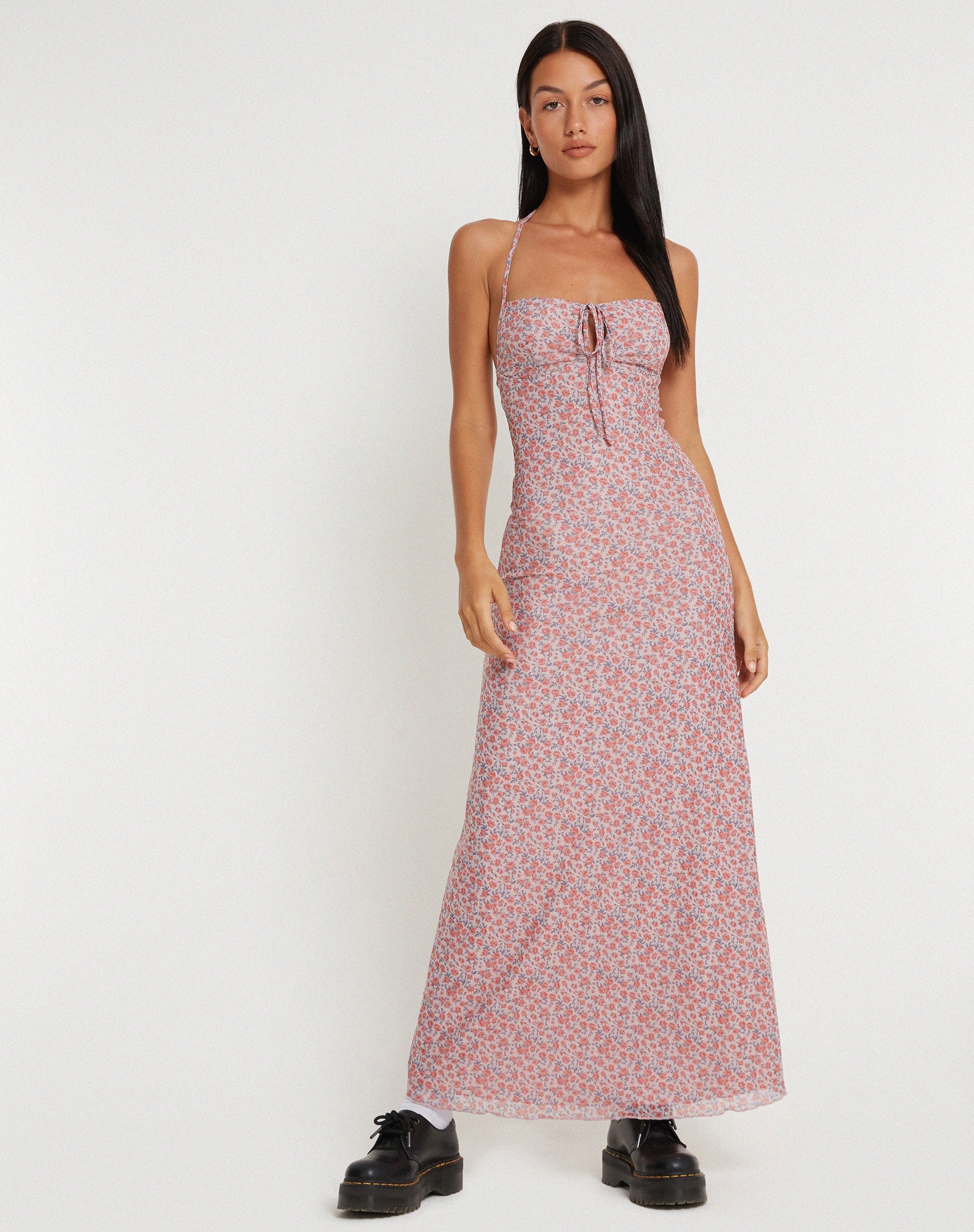 imagen de Clovita Maxi Dress in Spring Rose Dusty Pink