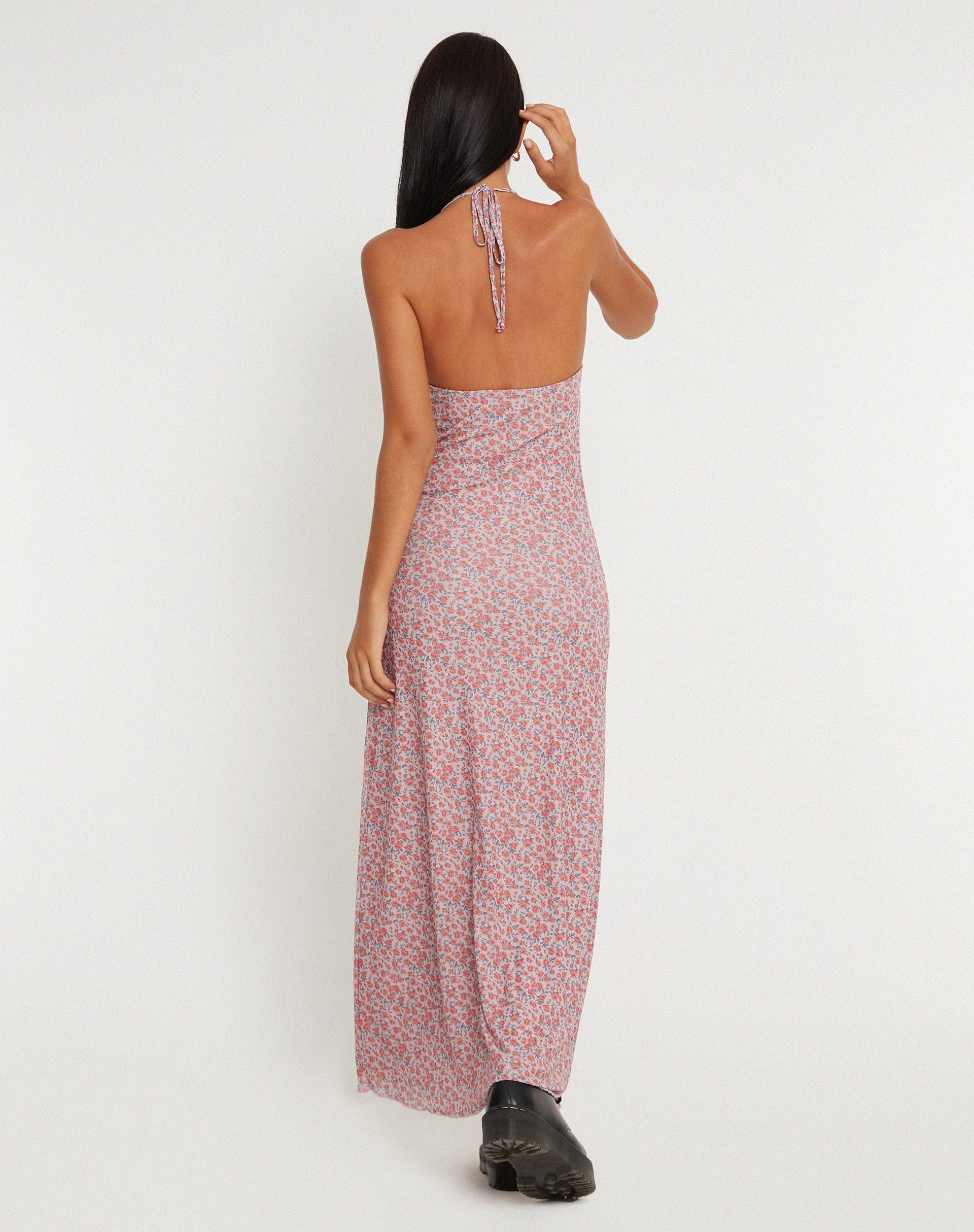 imagen de Clovita Maxi Dress in Spring Rose Dusty Pink