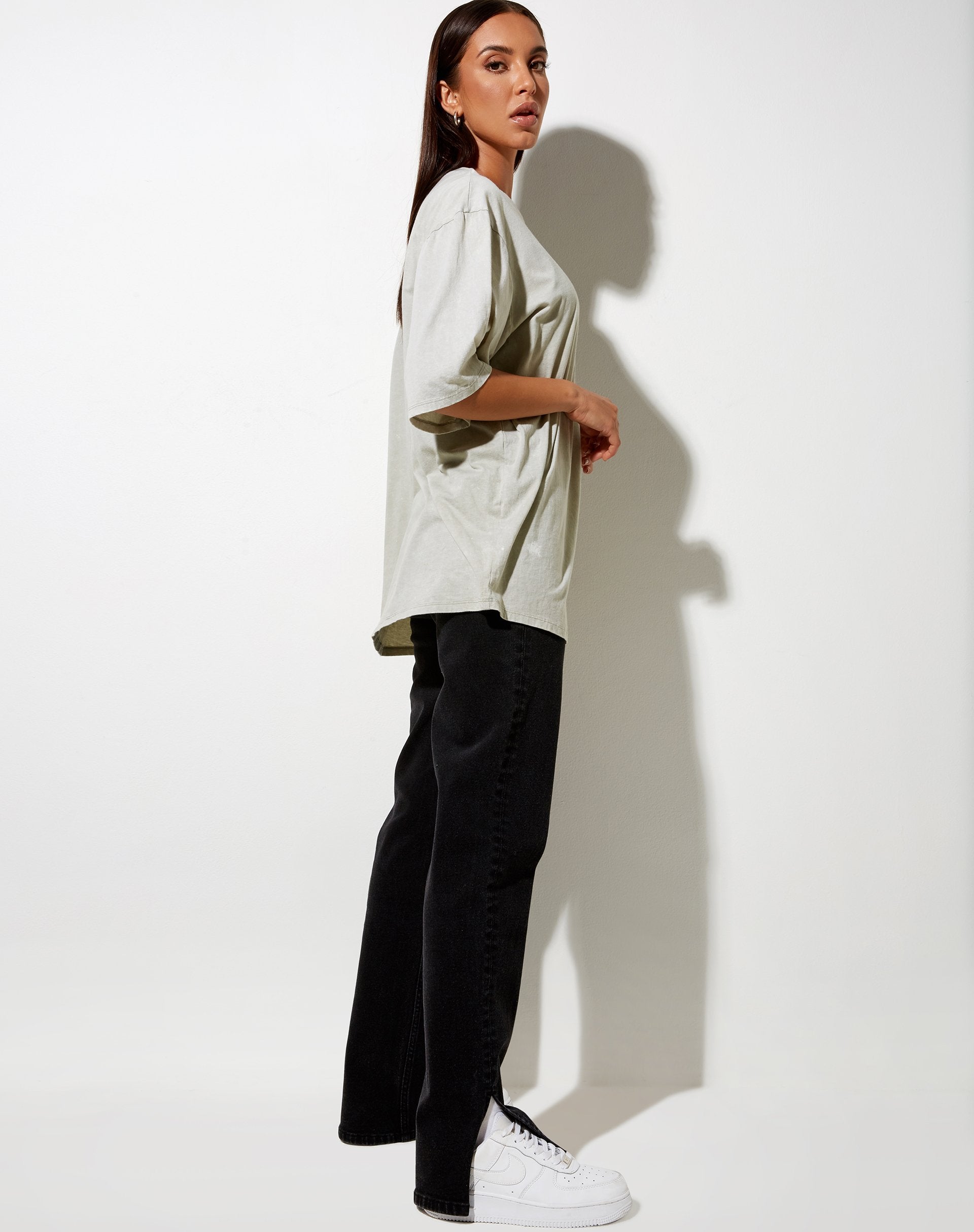 Imagen de Cocoon Tee in Ecru Angelo Label Embro