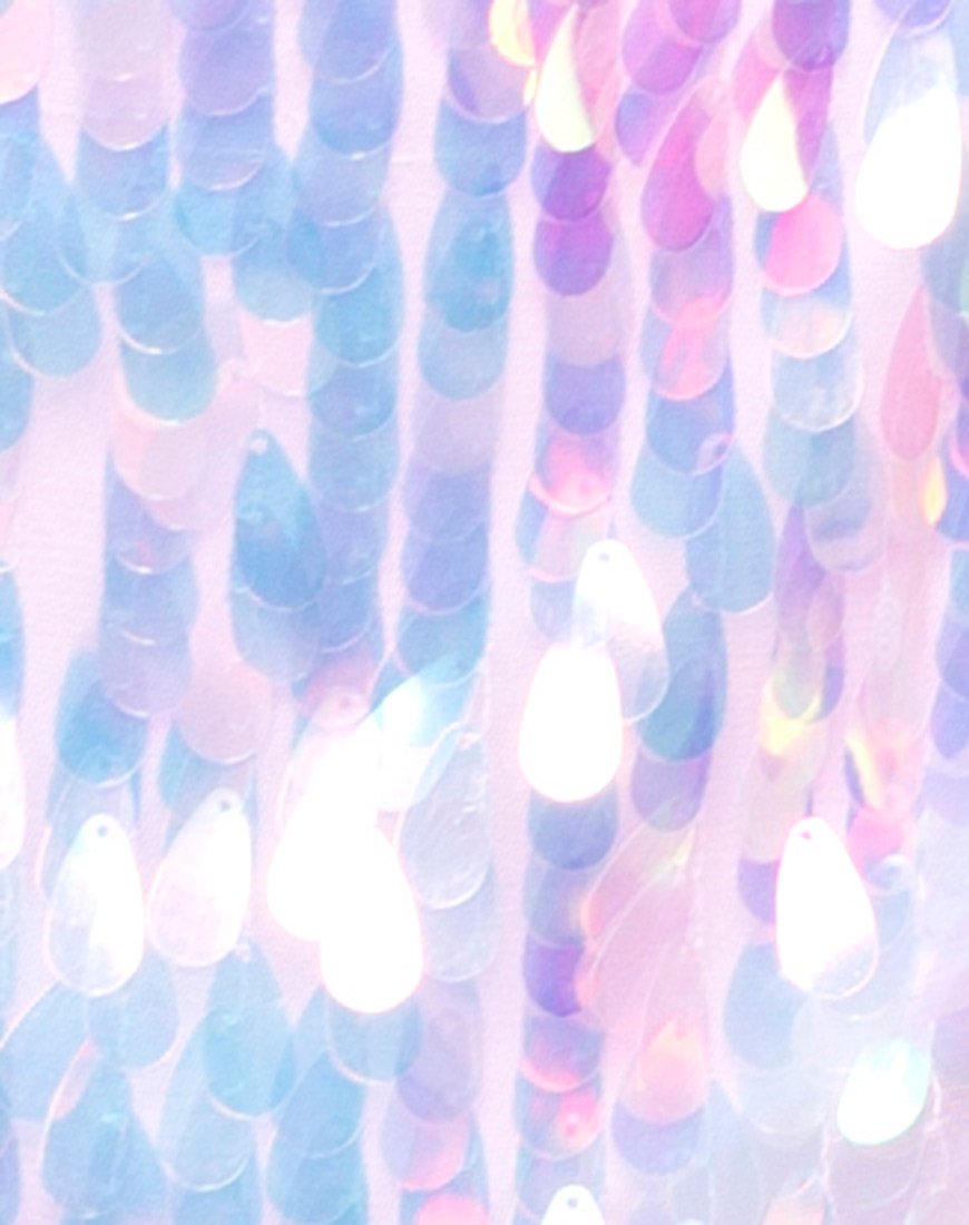Imagen de Colete Slip Dress in Opal Unicorn Sequin Pink