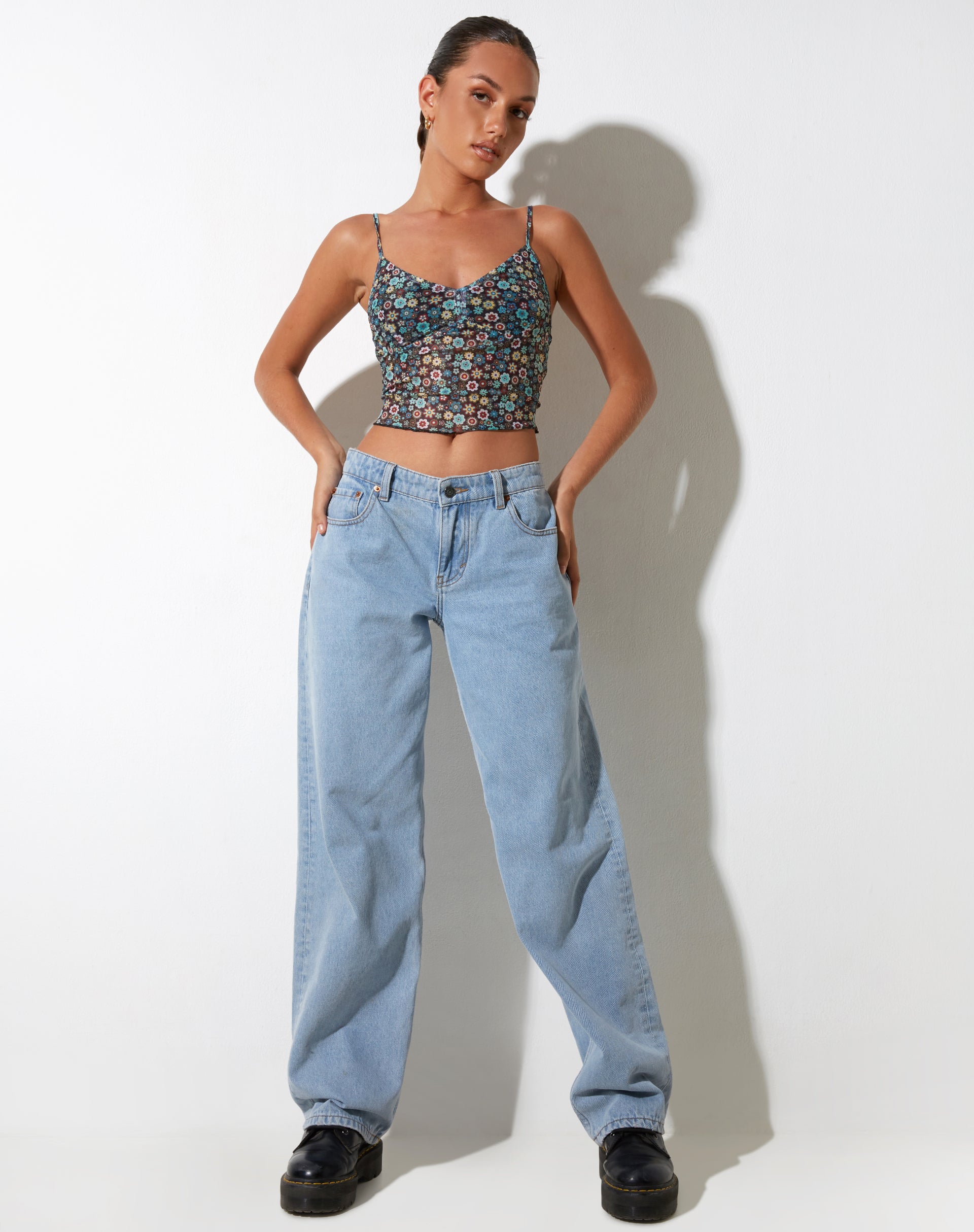 imagen de Conchita Crop Top en Folk Floral