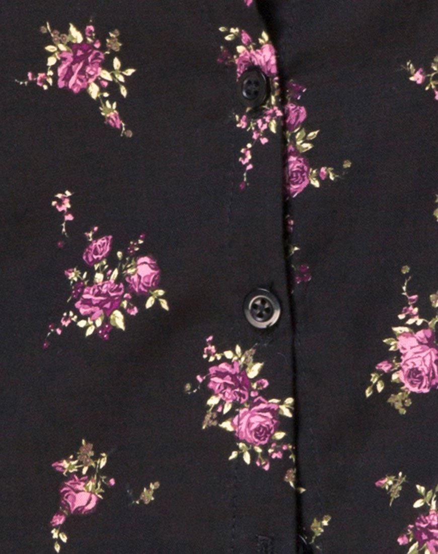 Imagen de Conila Crop Blouse en Sohey Rose Negro