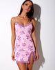 Imagen de Coti Bodycon Dress in Dusky Rose Lace