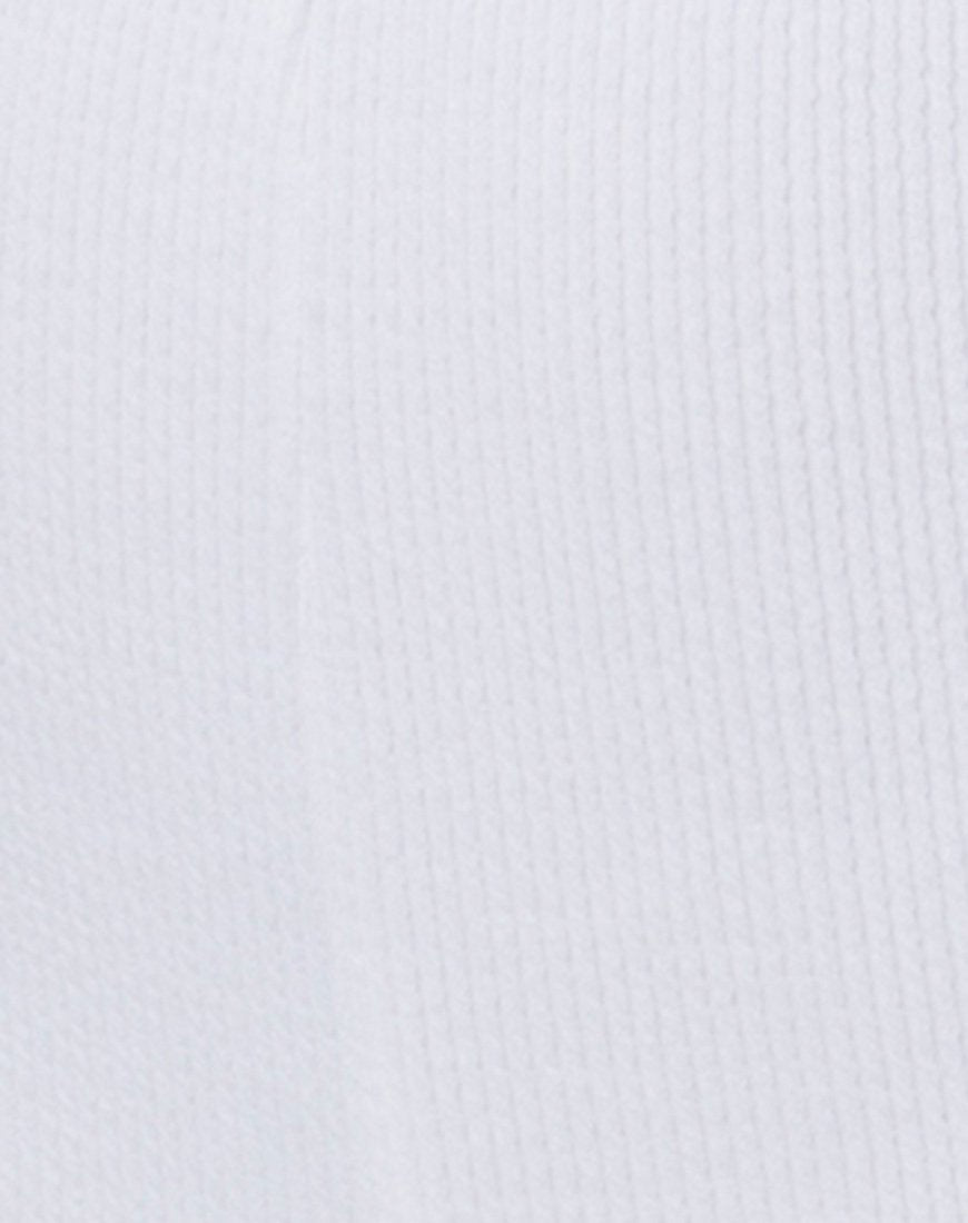 Imagen de Bike Short en Mini Rib Blanco