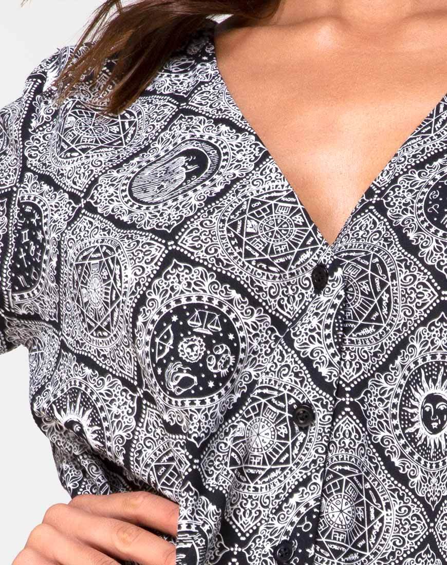 Imagen de Crosena Vestido de Astrología Negro
