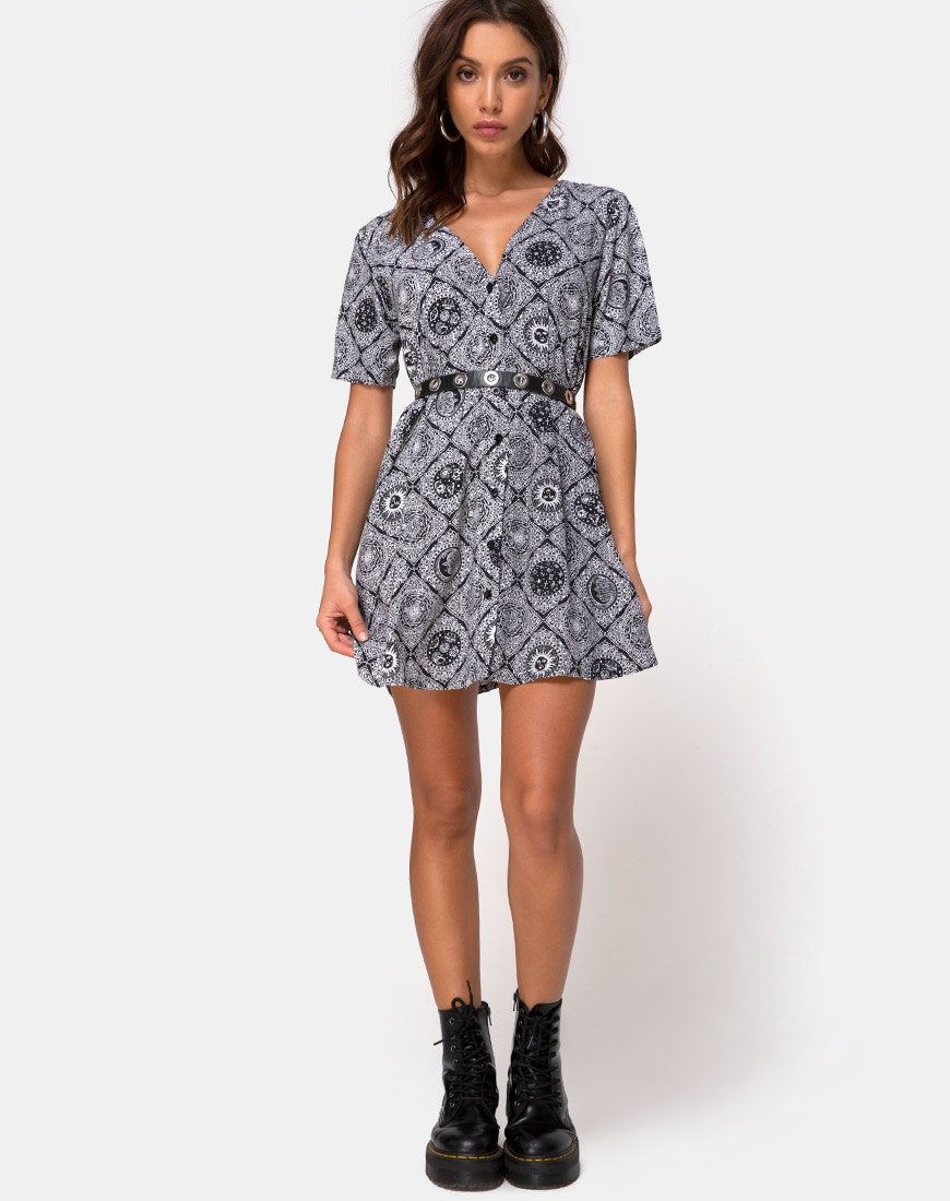Imagen de Crosena Vestido de Astrología Negro
