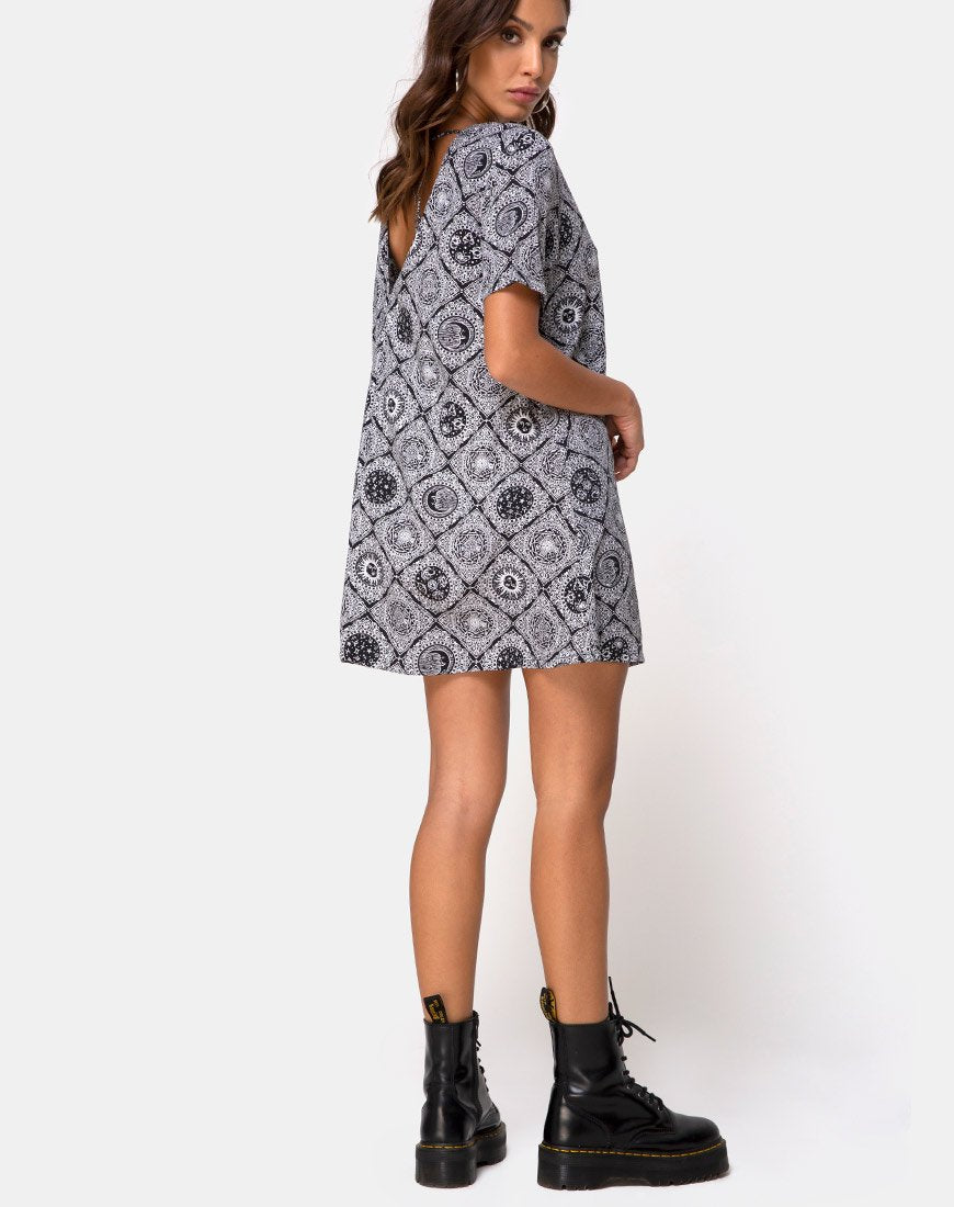 Imagen de Crosena Vestido de Astrología Negro
