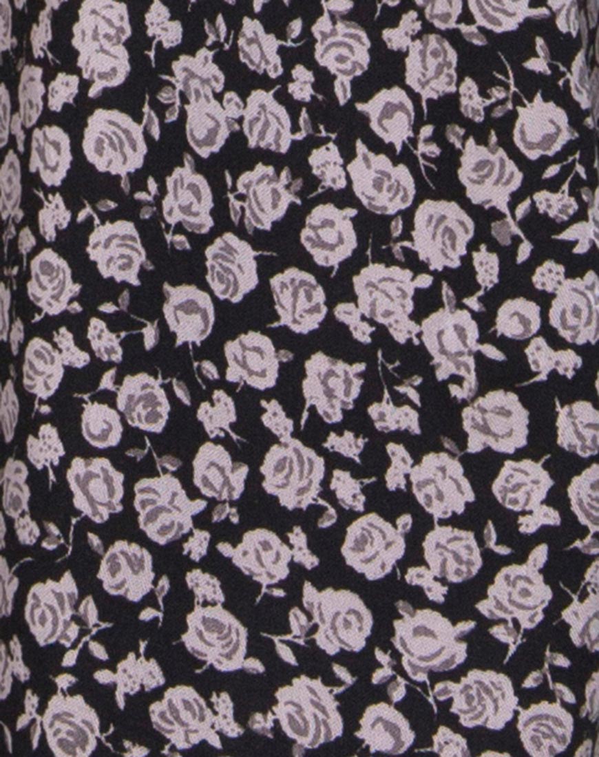 Imagen de Crosena Swing Dress in Ditsy Rose Negro
