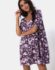 Imagen del vestido Swing Crosena en violeta Zodiac