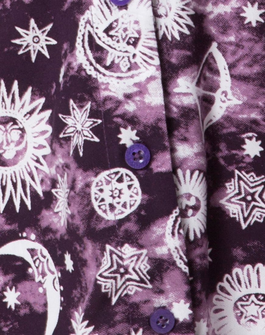 Imagen del vestido Swing Crosena en violeta Zodiac