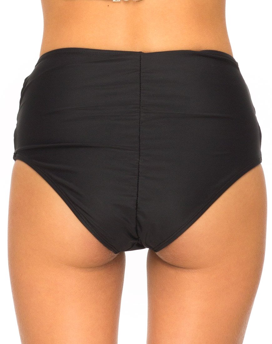 Braguita de bikini Crystal Cut Out en negro