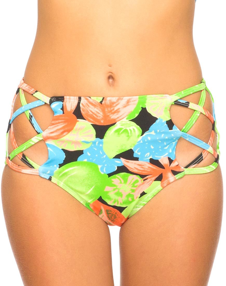Imagen de braguita de bikini Crystal Cut Out en Tropicana