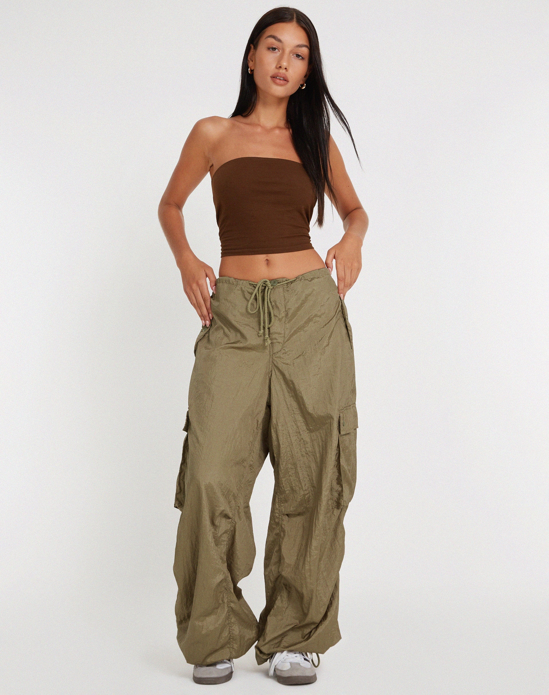 imagen de Cuties Pantalón de pata ancha en oro plateado