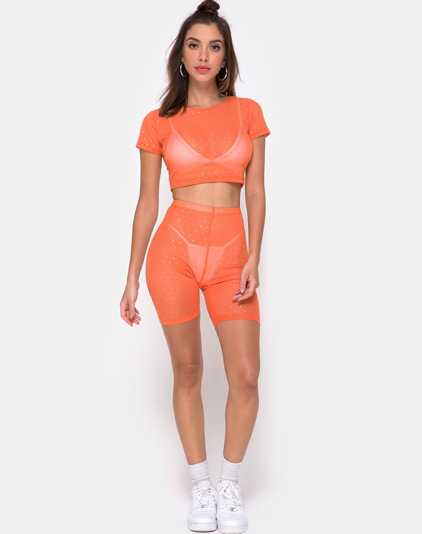 Imagen de Bike Short en Red Cristal Naranja