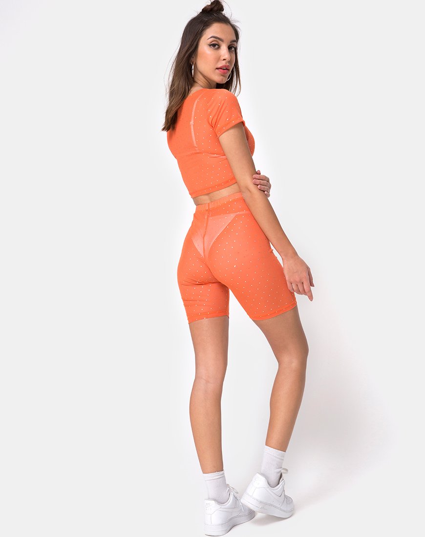 Imagen de Bike Short en Red Cristal Naranja