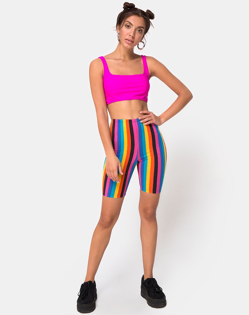 Imagen de Cycle Short en raya mixta vertical New