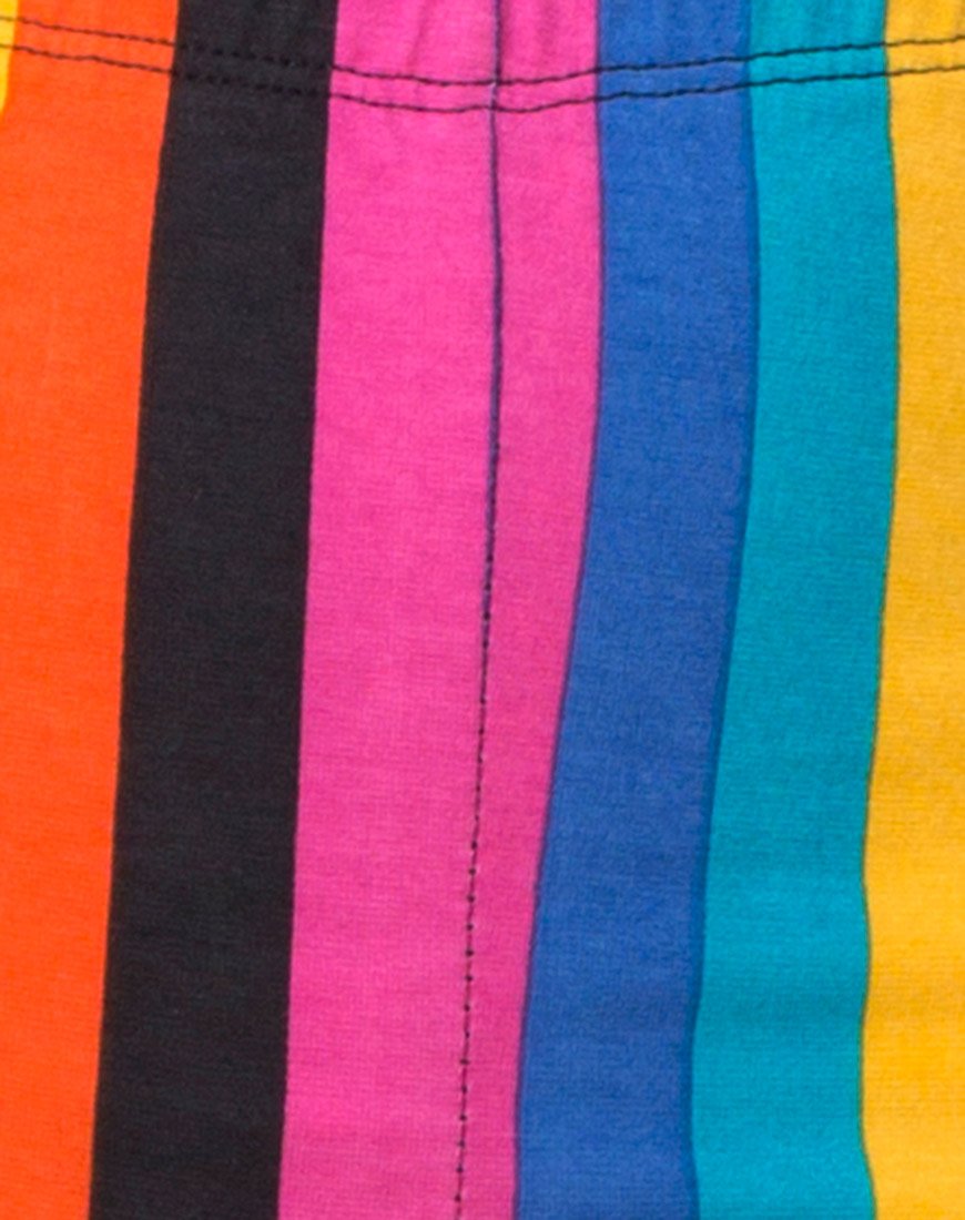 Imagen de Cycle Short en raya mixta vertical New