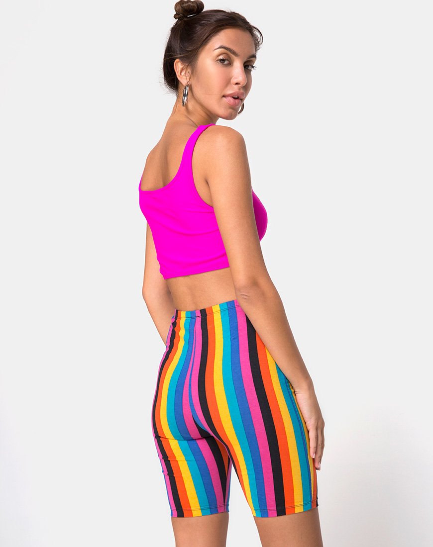Imagen de Cycle Short en raya mixta vertical New