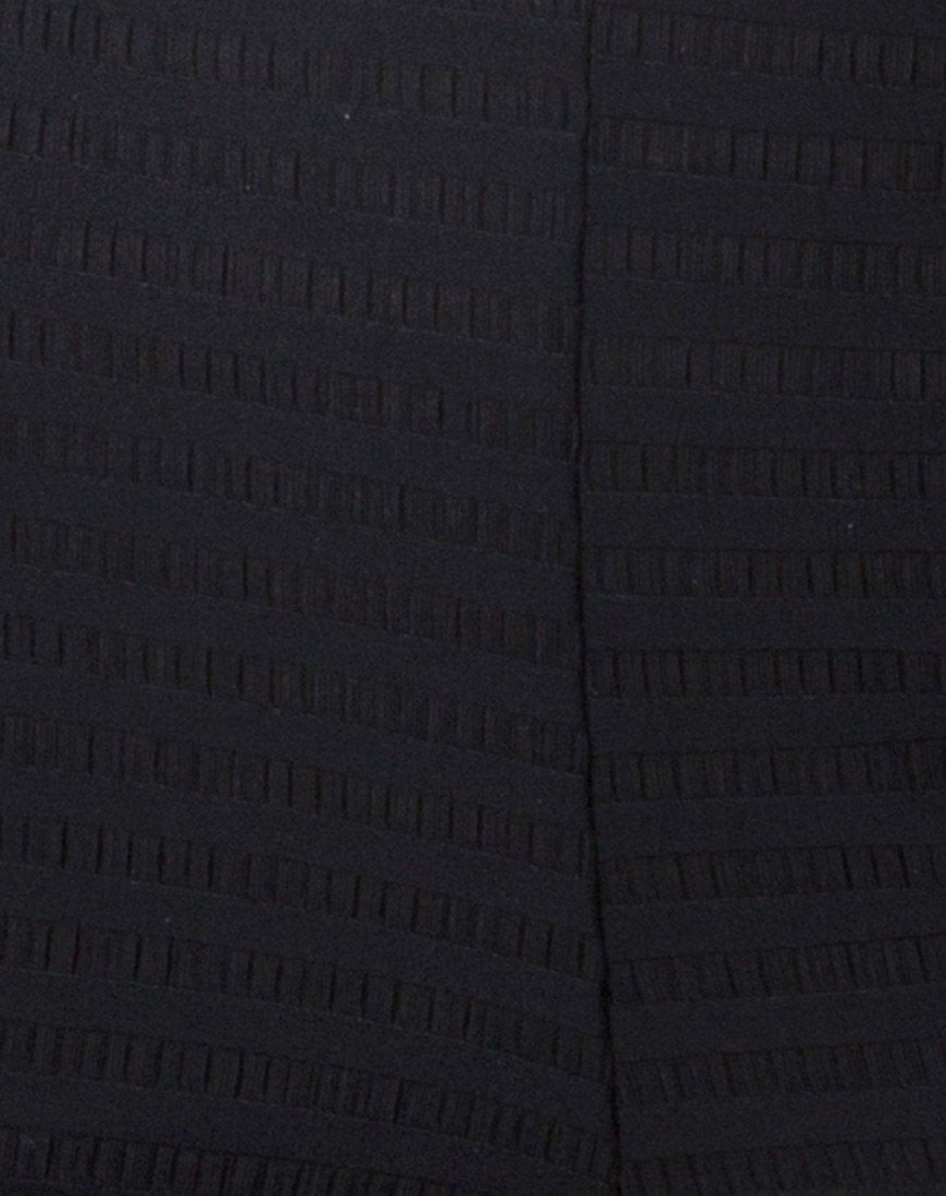 Image of Pantalones cortos de ciclismo en negro a rayas horizontales