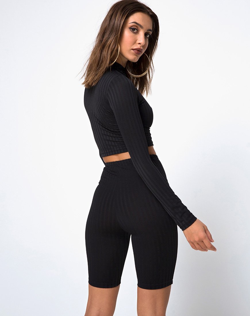Pantalón Corto Ciclista Negro