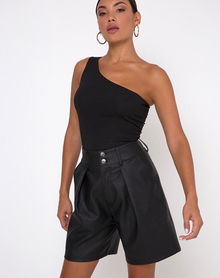 Imagen de Dab Short en PU Negro Mate